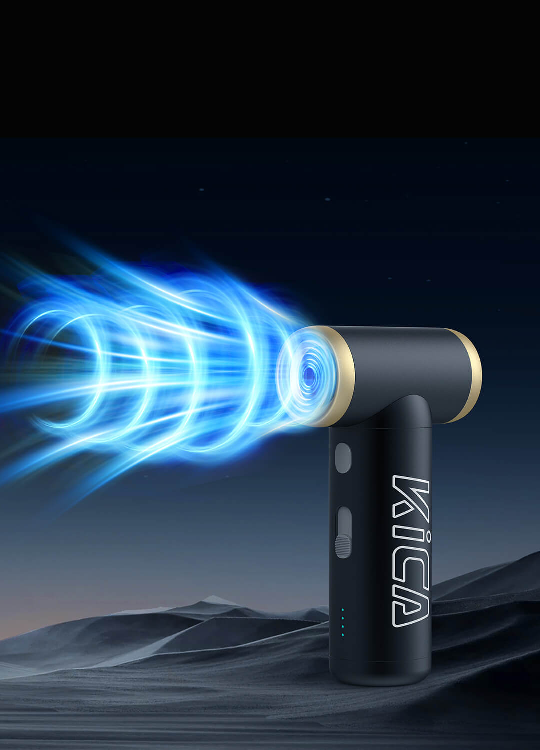 KiCA Jet Fan 2S - Experience excitement,with powerful airflow